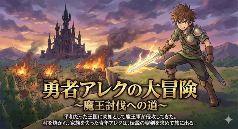 勇者アレクの大冒険 〜魔王討伐への道〜